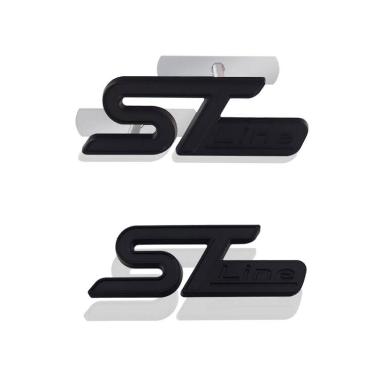 D ST Line Grille Emblem | Rear Trunk Car Badge