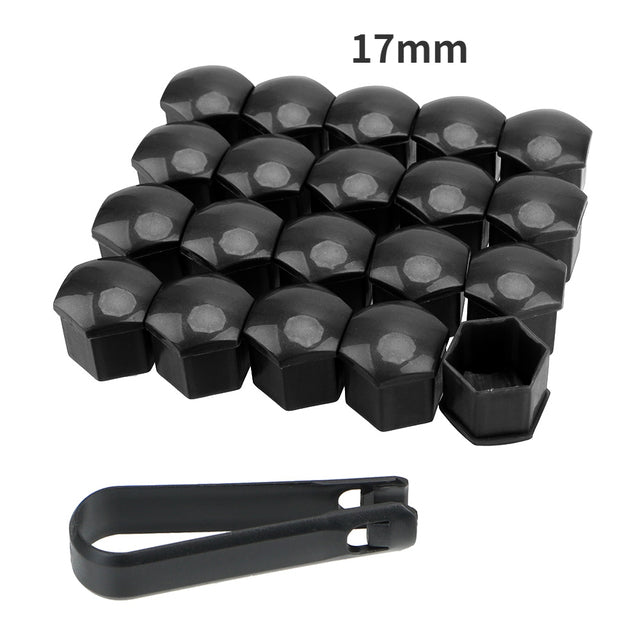  20-Piece Car Metallic Wheel Nut Caps Set