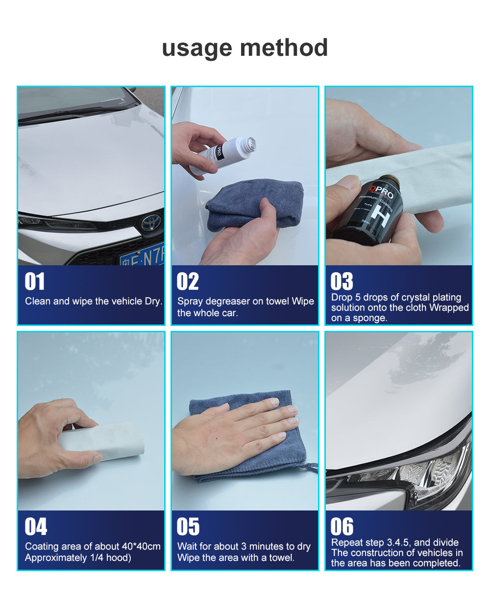 9H Ceramic Car Coating - Nano Scratch Protection & High Gloss