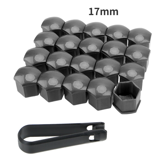  20-Piece Car Metallic Wheel Nut Caps Set