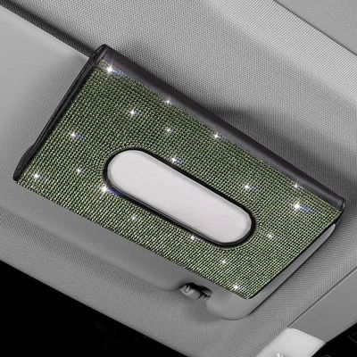 Rhinestone Crystallite Tissue Box | Bling Crystal Diamond Holder