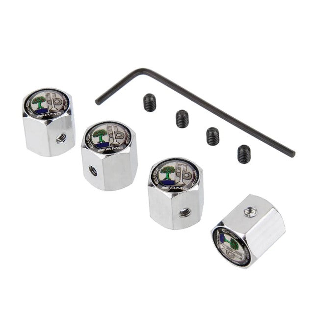 4 Pcs Mercedes AMG Tire Valve Caps for All-Class Models