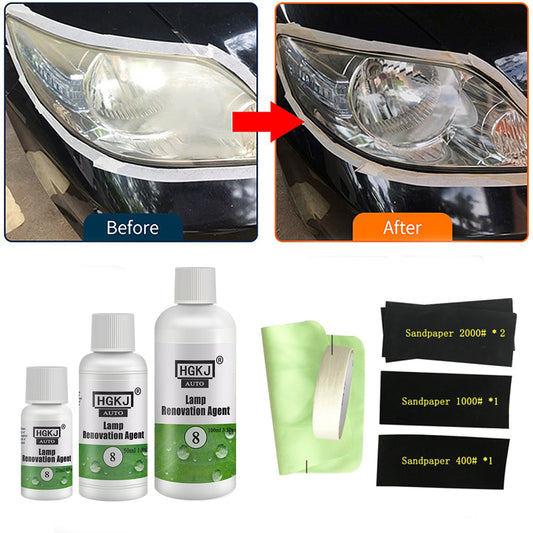 Lamp Renovation Agent | Headlight Polish Restoration Kit